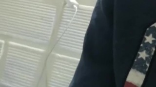 Fingering and jerking off with my boy's cum inside of me - Camilo Brown