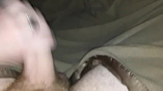 Playing with my dick before bed