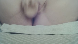 Hot teen play with dildo and squirt