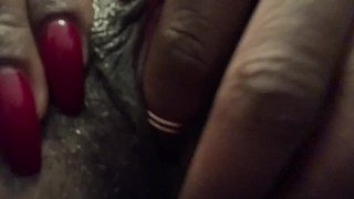 Red nails and wet pussy