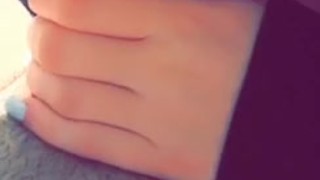 Teen girl sucks me off before school - I record her on snapchat