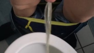 Scottish teen pissing