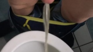 Scottish teen pissing