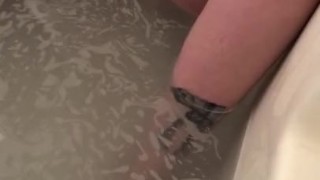 Bath time tease