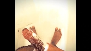 Stroking My Phat Cock