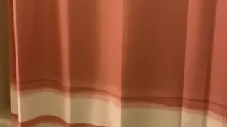 Jerking Off While Boyfriend in Shower