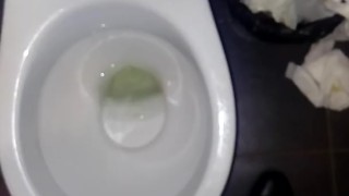 pissing in public toilet