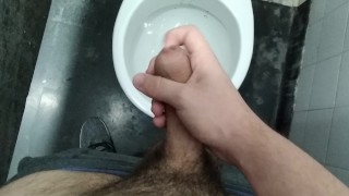 MASTURBATING IN THE UNIVERSITY PUBLIC BATHROOM
