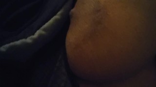 Playing with my monster tits