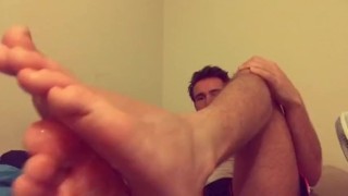 Caught Beach Pervert (foot fetish)