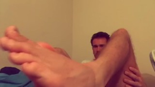 Caught Beach Pervert (foot fetish)