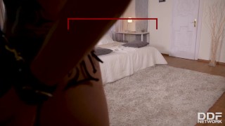 Defiant wife Cassie Del Isla dominated & gagged in fetish XXX hardcore porn