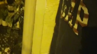 Jerking off outside close up cum Got caught by a taxi - Camilo Brown