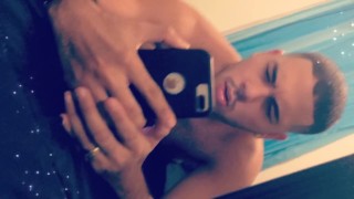 Latino Rican dancing in bed