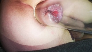 anal pumped with gape and rosebud horsengine