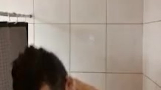 Fire Boy Shower time