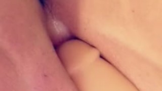 Horny Girl Dripping In Cum
