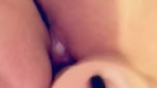Horny Girl Dripping In Cum