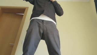Me stripping, getting it hard and cuming