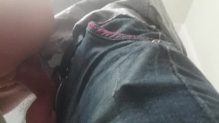 Fucking my toy, with clothes on (requested)