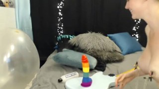 First Time Big Toy Anal Live Show