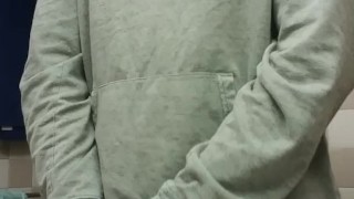Jerk off before school with a creamy ending