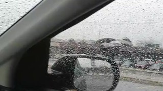 Parking lot pussy play