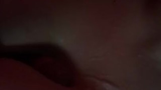 Amateur titfucking - blowing a load on my girlfriends big beautiful tits