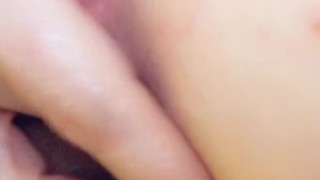 Fingering my pussy and asshole.