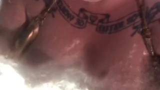 Taking my bikini off in the hot tub at the SEATAC Hilton