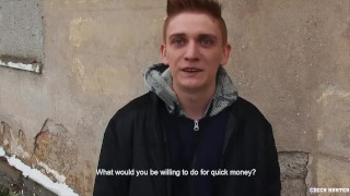  CZECH HUNTER 415 - Redhead Dude Gets A Big Cash Offer To Get Drilled In The Ass