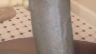 Big Black Cock Stroking