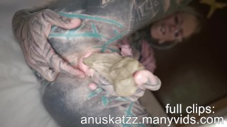 Tattoo dread couple splittet tongue bj ass to mouth anal pussy fuck cumshot