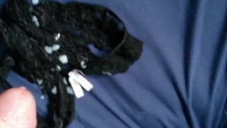 jerkin on her underwear