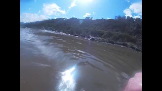 Nude Beach Swimming and Play