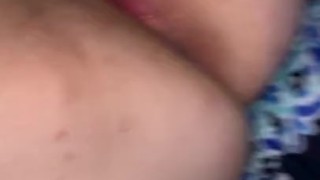 Sexy black man eats fat white pussy