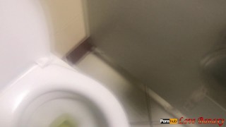 Peeing in Public Toilet Fetish