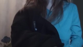 Dutchie's secret strip tease while boyfriend is in shower