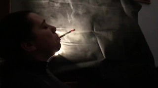 She destroys two cig in total dangling