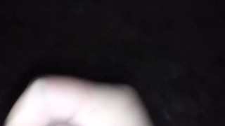 Yoga pants slut strokes dick outside