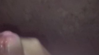 Yoga pants slut strokes dick outside
