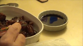 Elegant Transgirl Eating Octopus in an Alternate Timeline