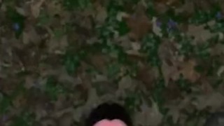 Jerking off outside