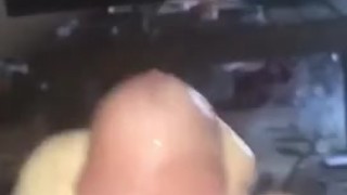 Slow motion POV cum shot