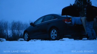 Roadside Sex in the Snow