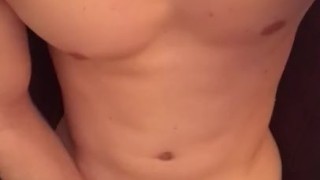 Solo male masturbation