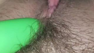 Vibrator too big to fit in my tight pussy