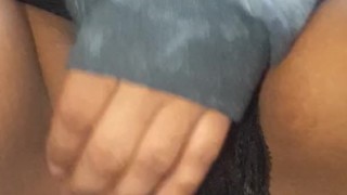 Milf rubbing fat pussy