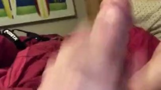 Playing with my cock