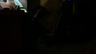 Caught Him Jerking Off Watching Porn Of Me Getting Fucked